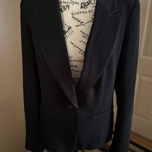 WHBM Suit Black Jacket Sz 12